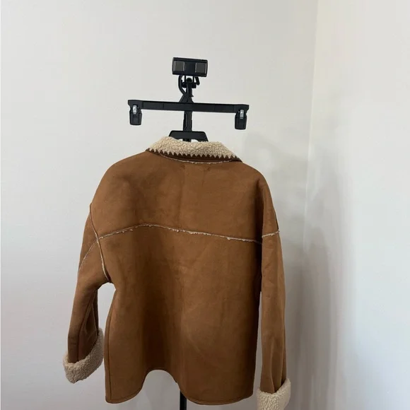 Altar'd State Brown Teddy Jacket - Picture 6 of 6